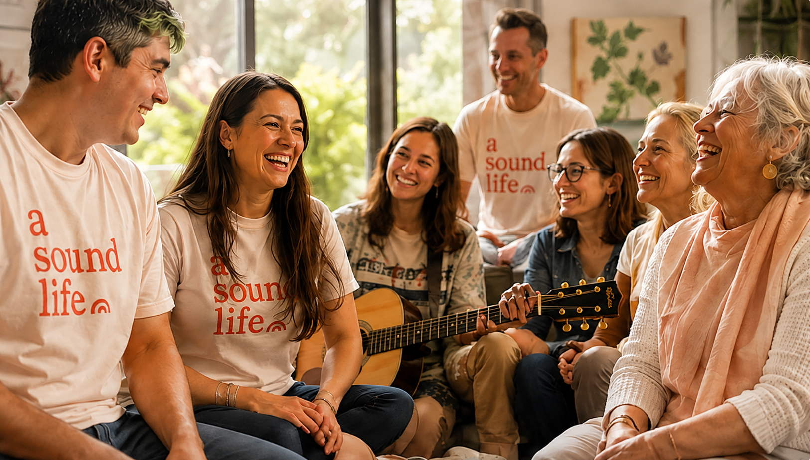 A Sound Life community members sharing music and connection