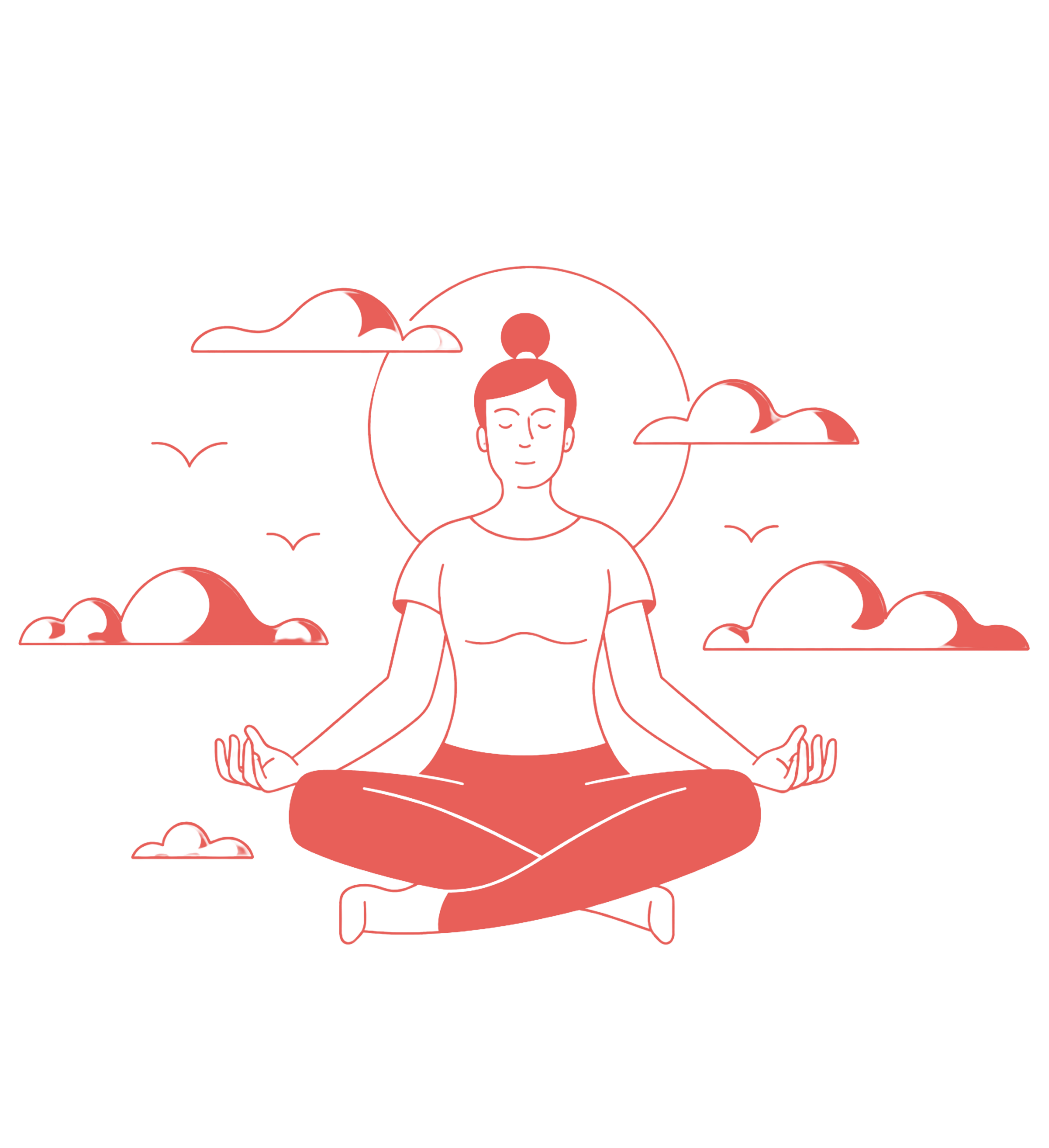 Illustration representing A Sound Life corporate wellness